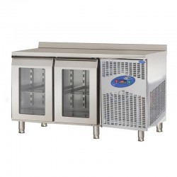  CSA CS-TEK 2-700-C Tezgah Tipi Buzdolabı, 2 Cam Kapılı, 281 L